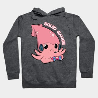 Squid Gang!!! Hardcore Gamer Squid Hoodie